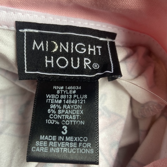 NWT Midnight Hour Strawberry Milk Carton Collar Dress Women's Plus Size 3X - Picture 8 of 10